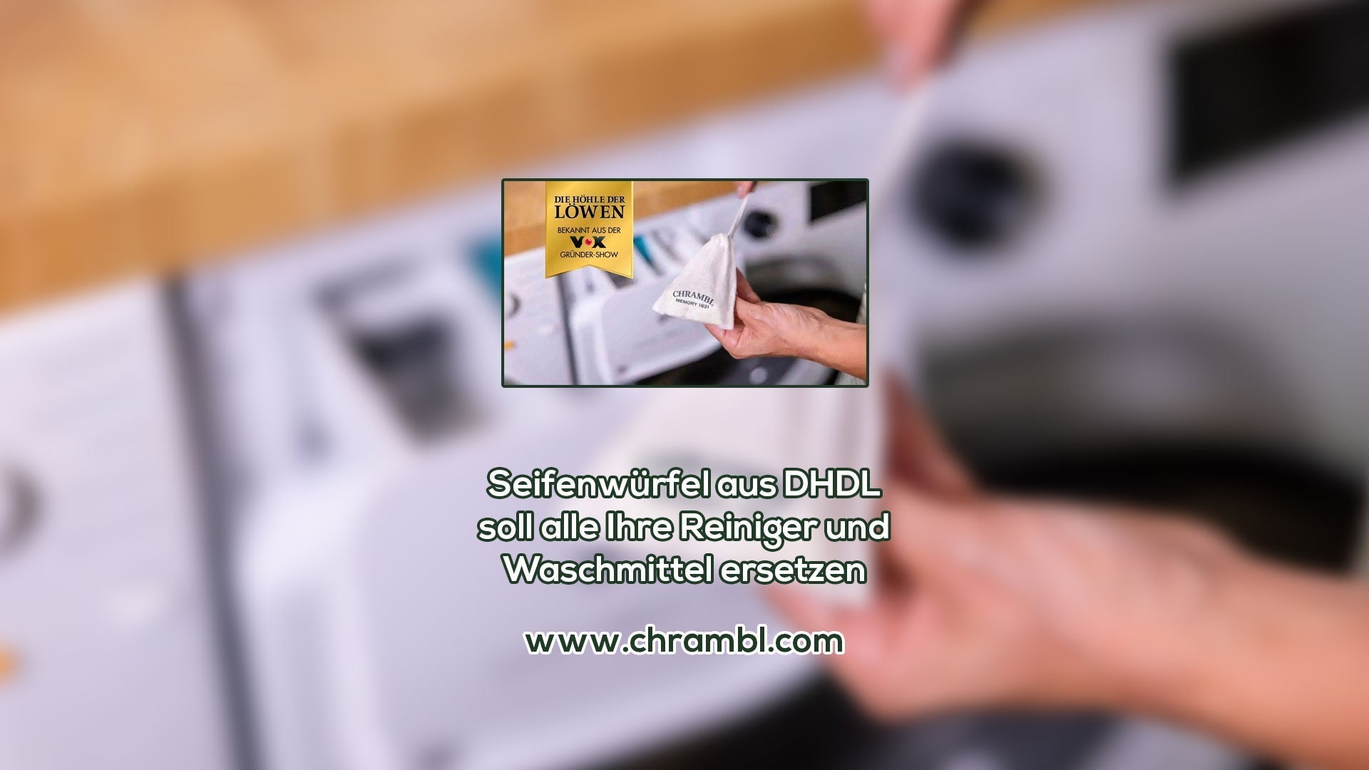 Chrambl® auf merkur.de – der Würfel, der das Waschen verändert...