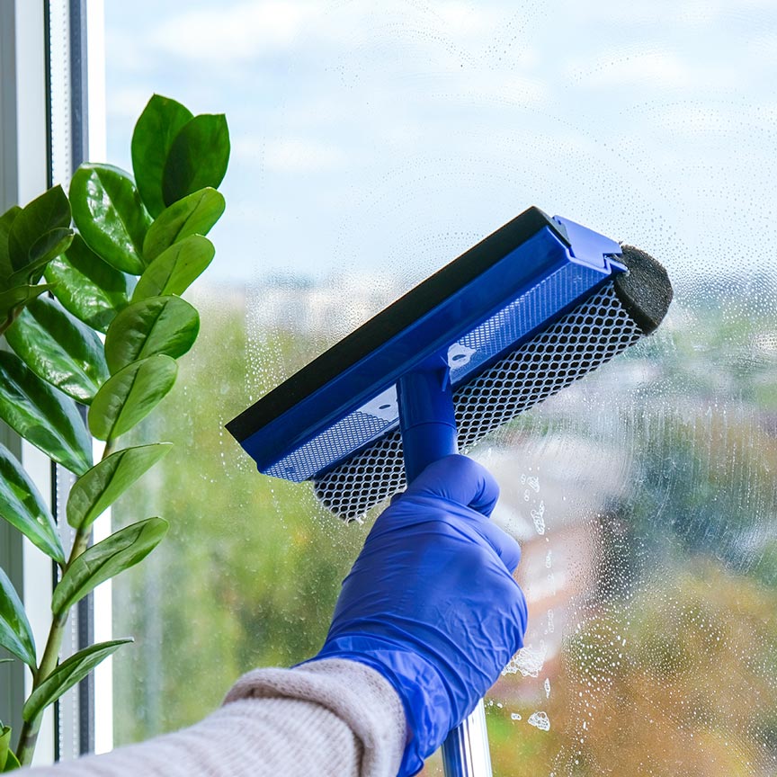 Anwendungstipp Fensterreiniger