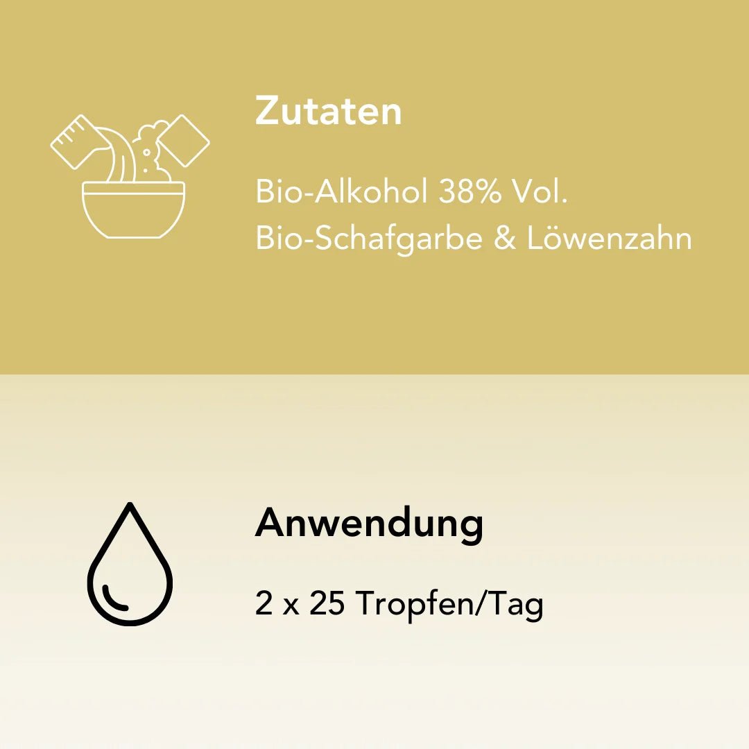 BIO-Schafgarbe & Löwenzahn Tinktur - Chrambl