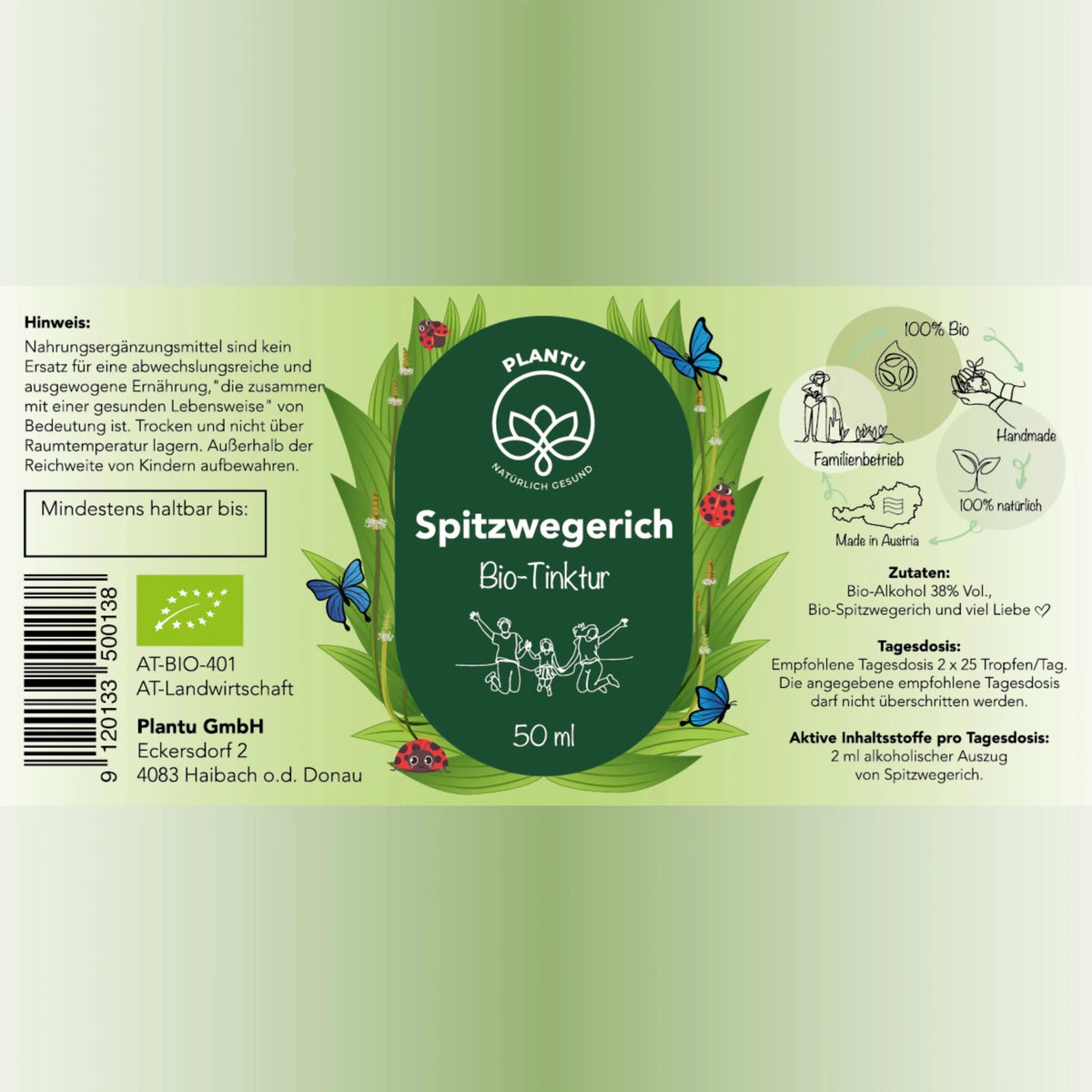 BIO-Spitzwegerich Tinktur - Chrambl