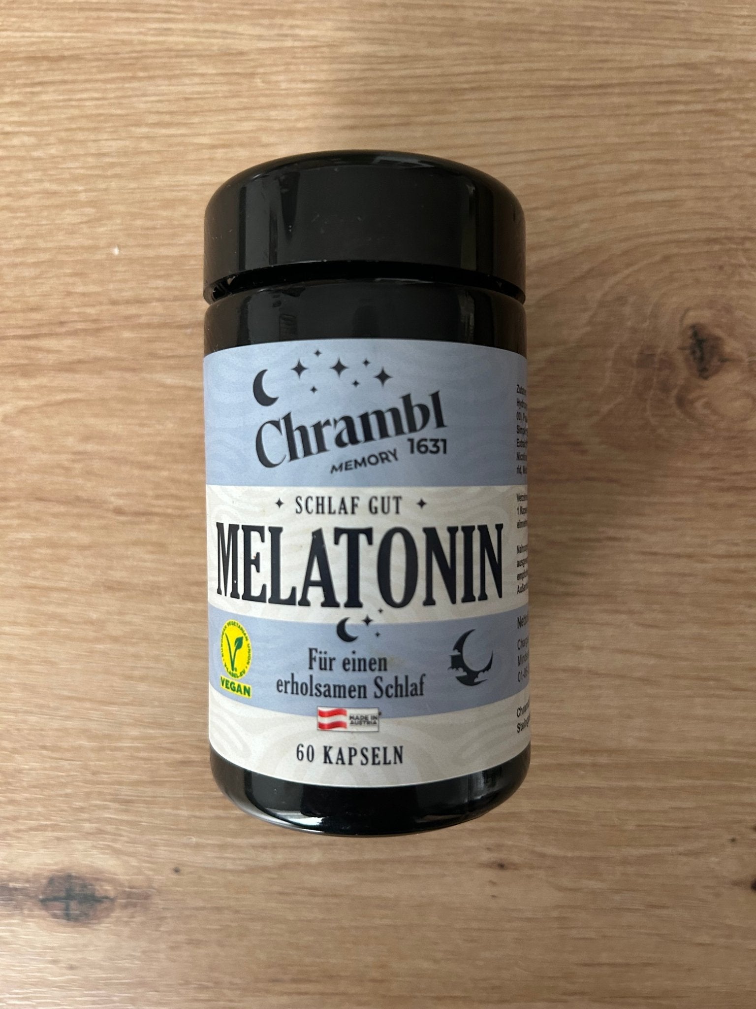 Melatonin Kapseln für einen guten Schlaf