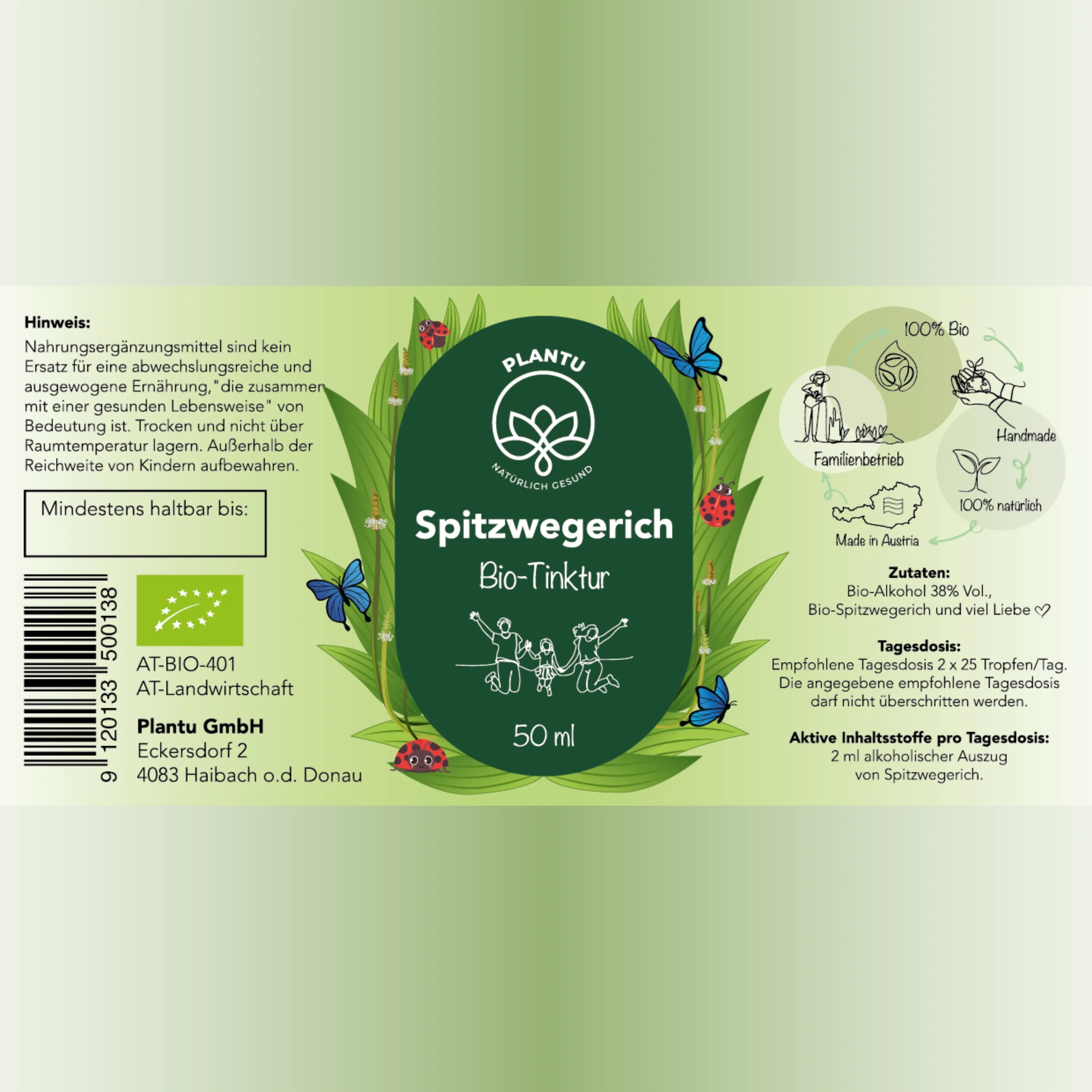 BIO-Spitzwegerich Tinktur