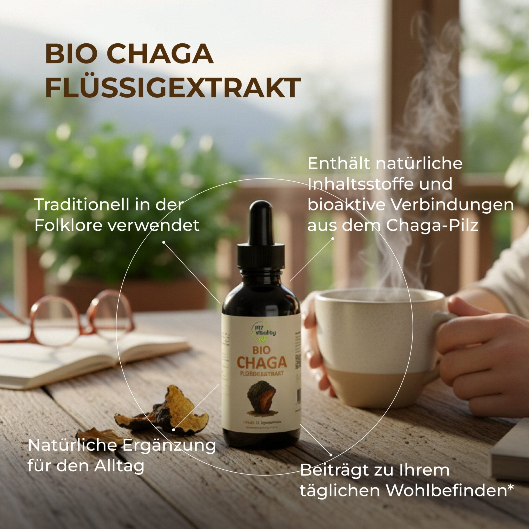 Bio Chaga Flüssigextrakt 100 ml - Chrambl