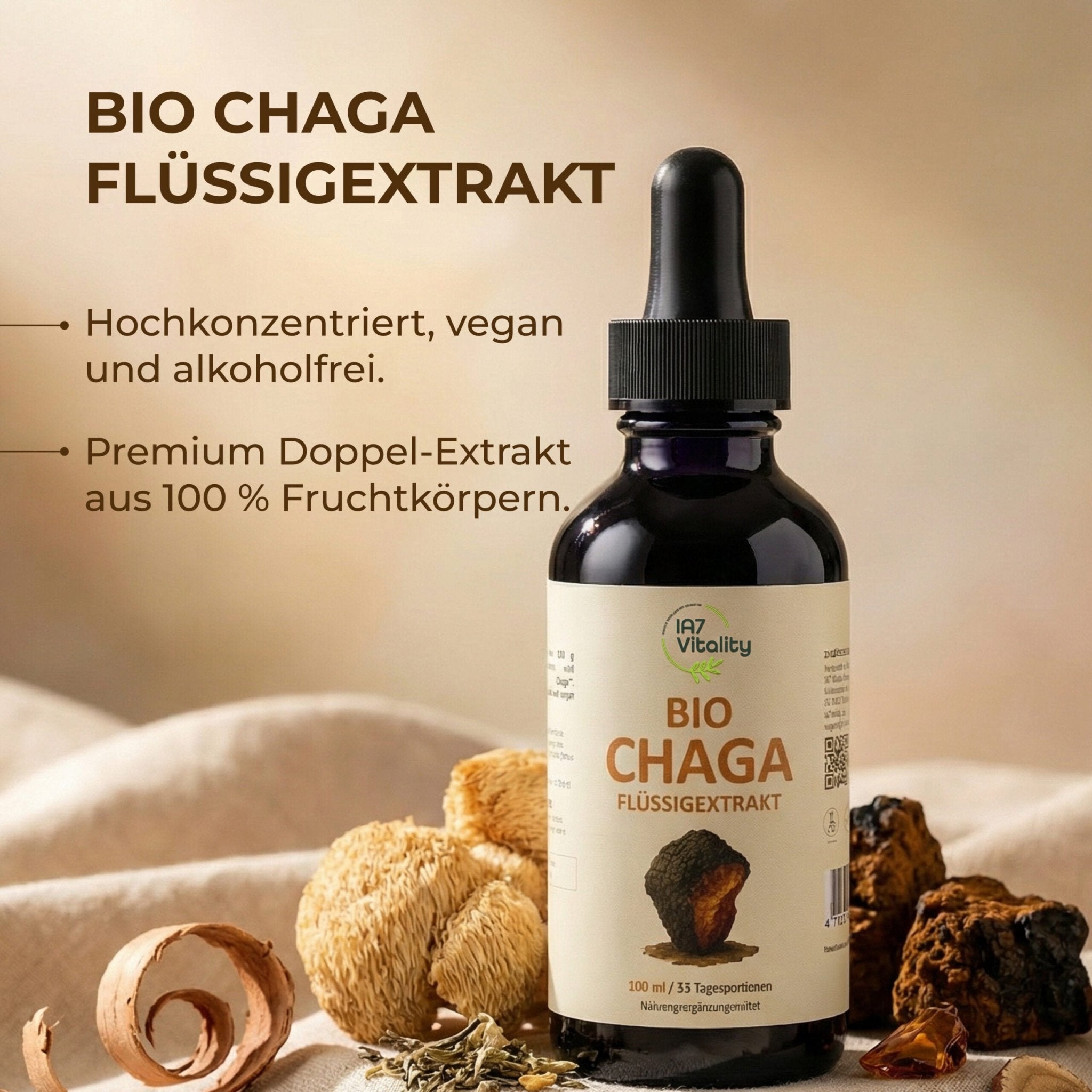 Bio Chaga Flüssigextrakt 100 ml - Chrambl