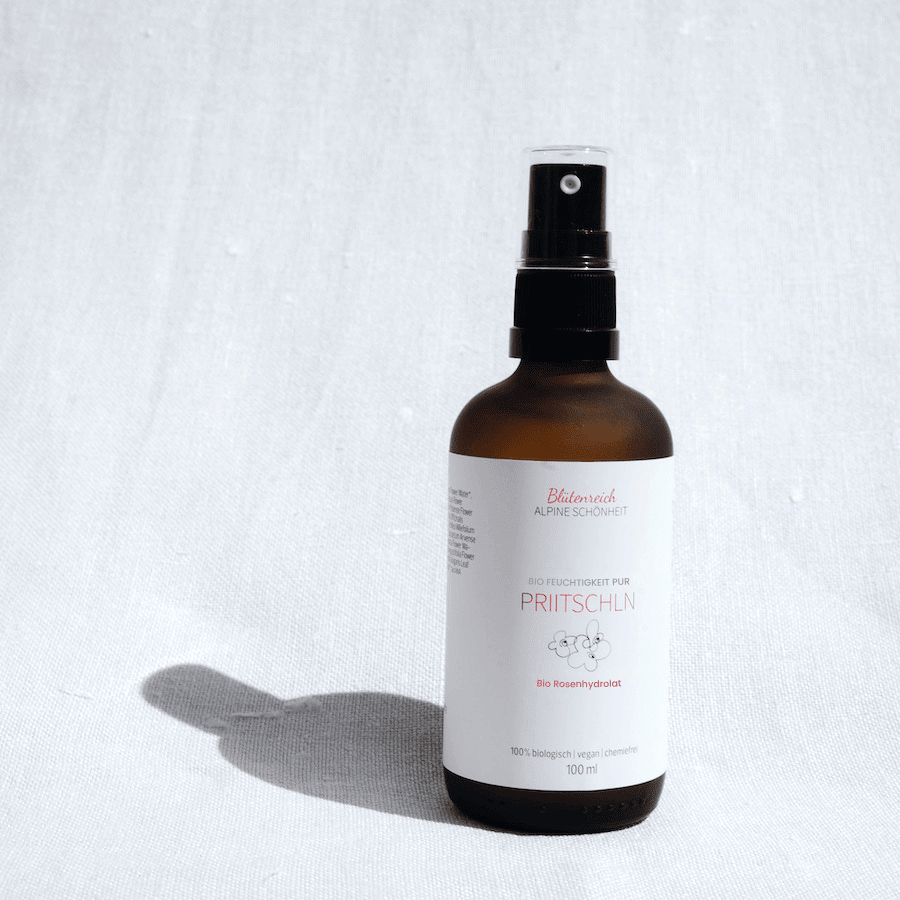 Bio Feuchtigkeit PUR "Priitschln" Bio Rosenhydrolat - Chrambl