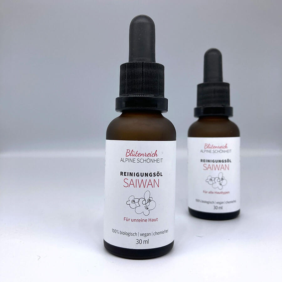 Bio Reinigungsöl "Saiwan" Für unreine Haut - Chrambl