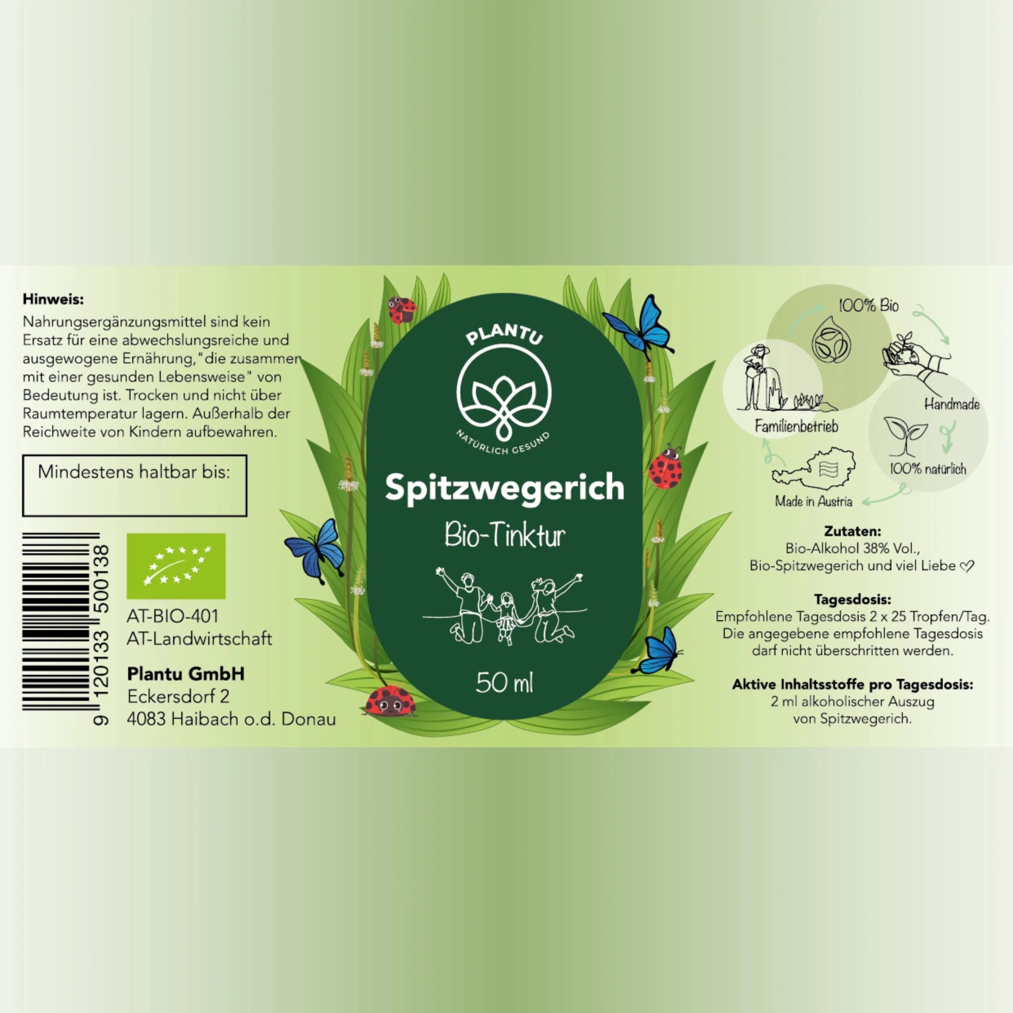 BIO-Spitzwegerich Tinktur - Chrambl