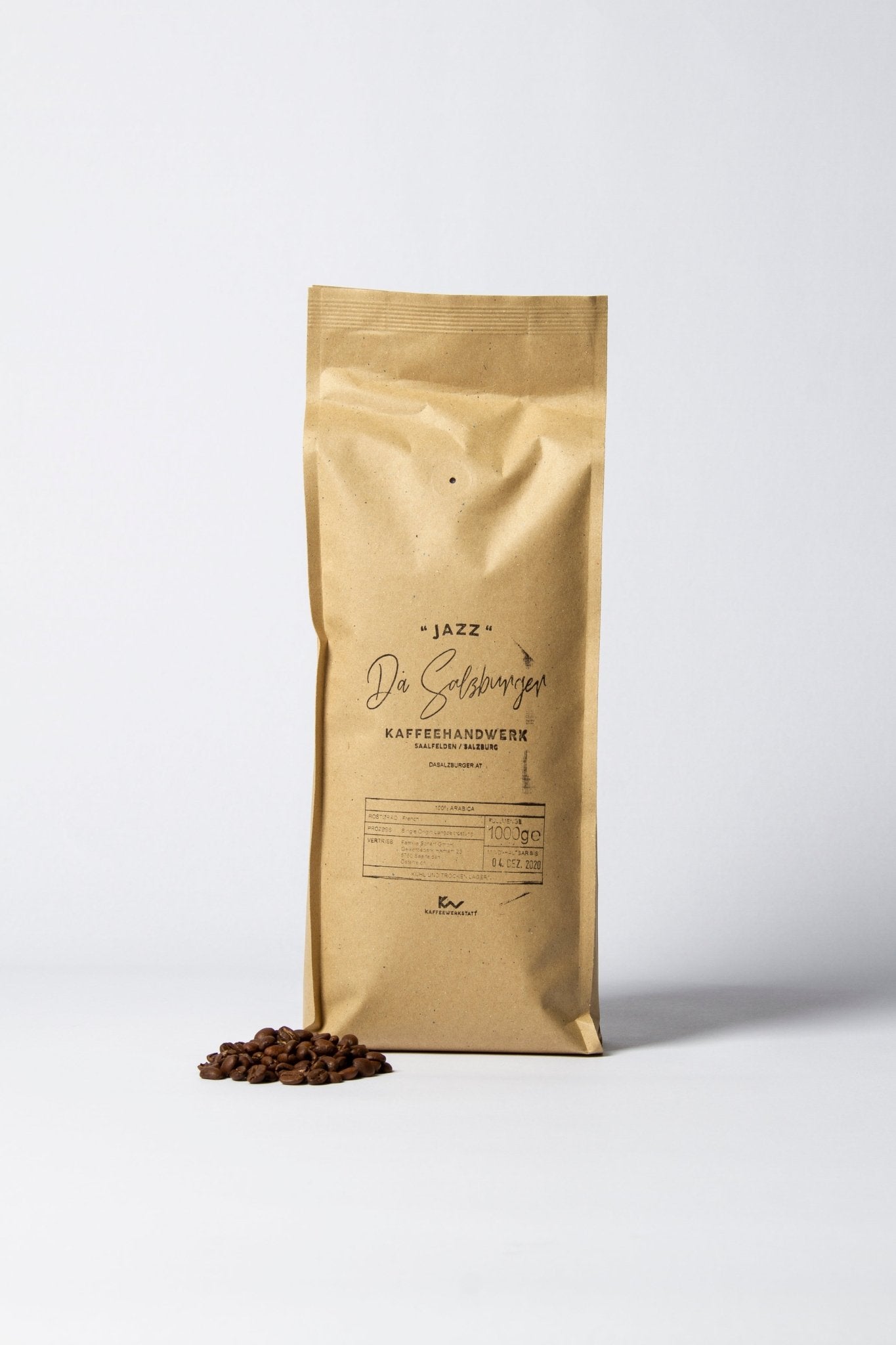 Da Salzburger Kaffee "JAZZ" / 100% Arabica / 3er Blend / 1kg - Chrambl