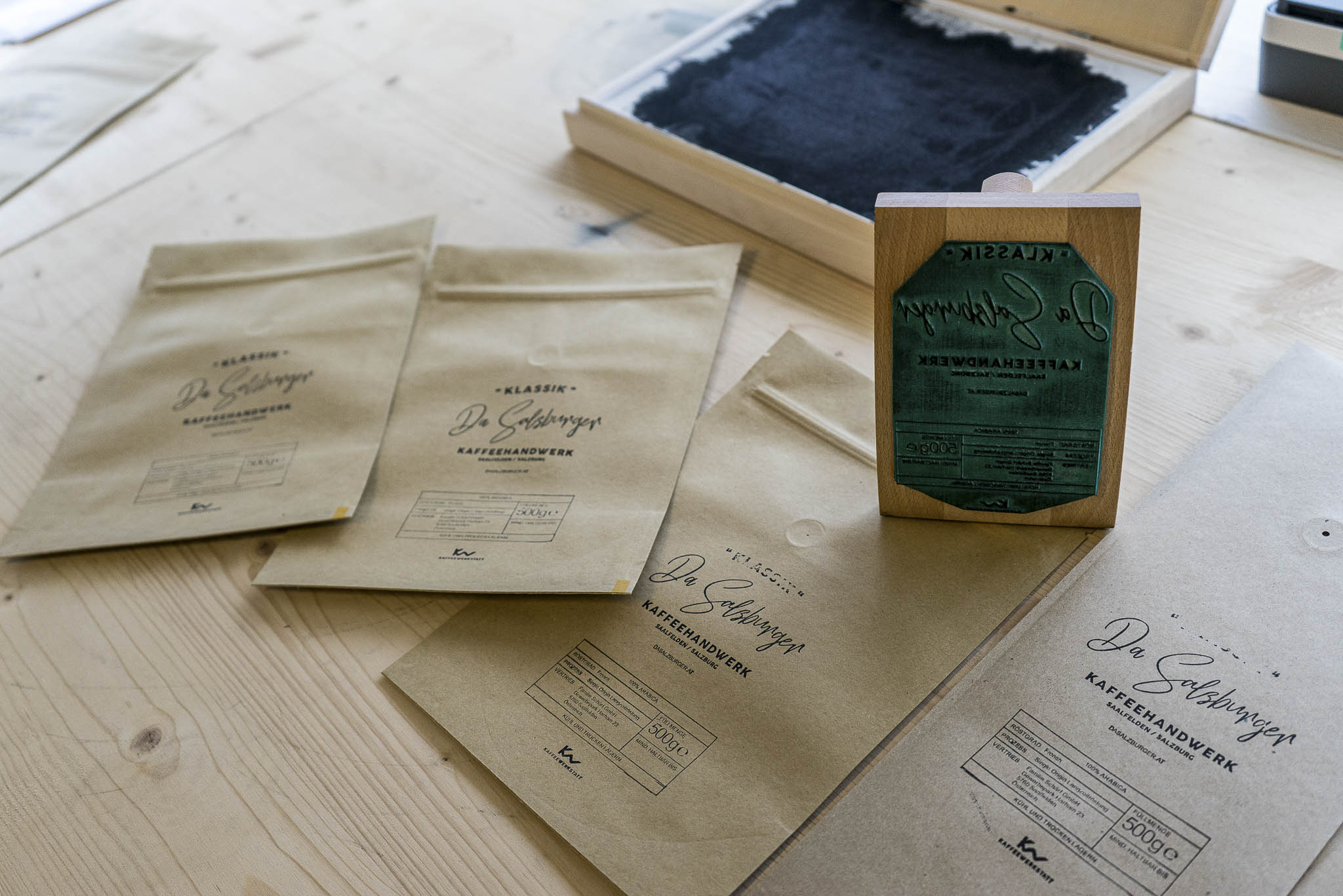 ESE Pads - Da Salzburger Kaffee "BLUES" (100% Arabica Kaffee / 30 Stück) - Chrambl